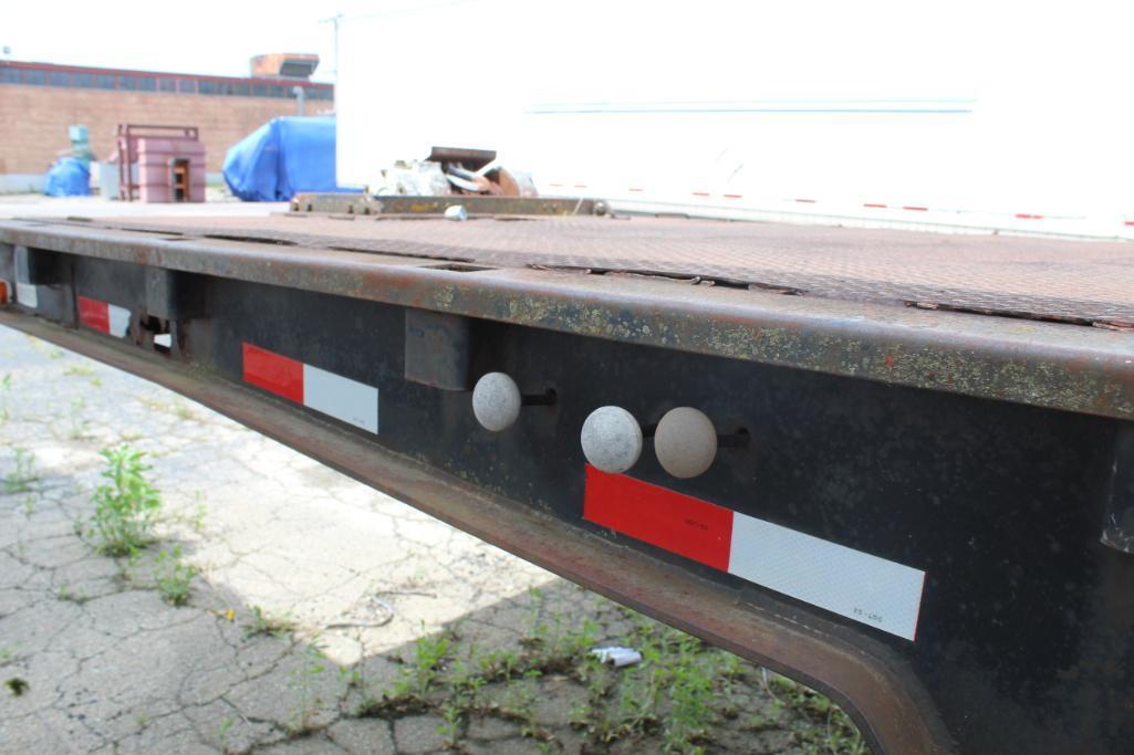 48 ft. (est.) Tandem-Axle Step Deck Beaver Tail Trailer, Steel Decking, Cable Winch, (Located at 420