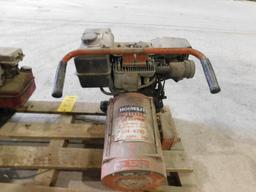 LOT: (1) 8 HP Motor, (1) 5 HP Motor (condition unknown) (located Bay #1)