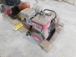 LOT: (1) 8 HP Motor, (1) 5 HP Motor (condition unknown) (located Bay #1)