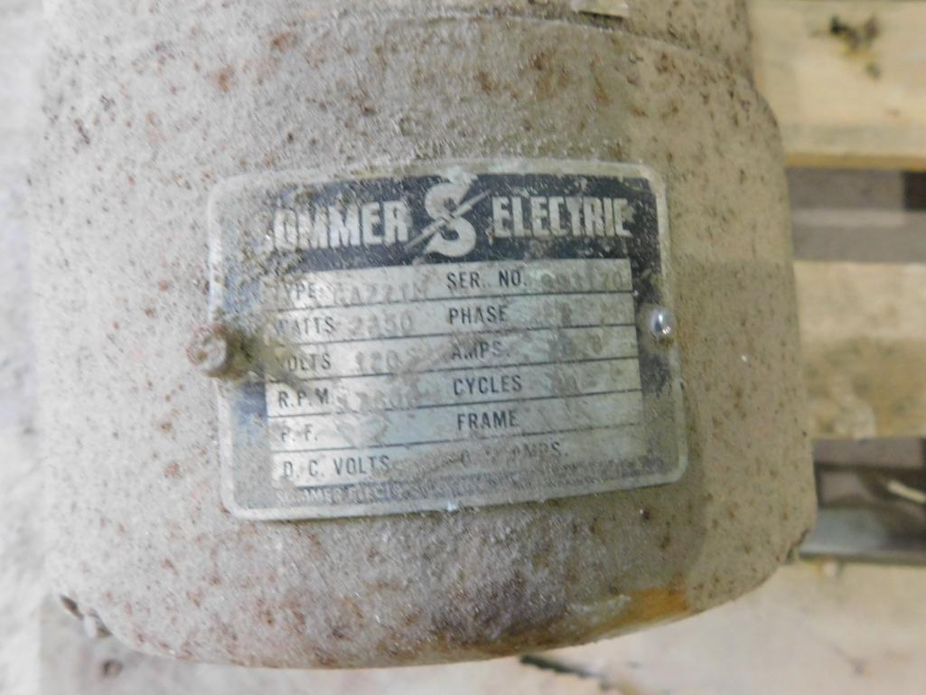 LOT: (1) 8 HP Motor, (1) 5 HP Motor (condition unknown) (located Bay #1)