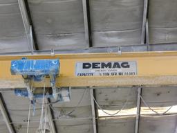 Demag 5 Ton x 70 ft. Span Bridge Crane, S/N 01083, 2-Speed Bridge & Trolley & Hoist - DELAYED