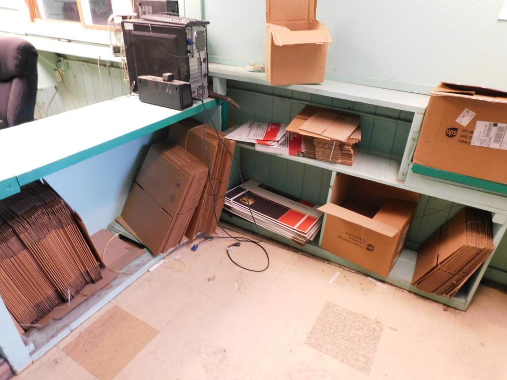 LOT: Contents of Offices: Desks, Chairs, File Cabinets, Monitors (NO TOWERS OR PRINTERS)