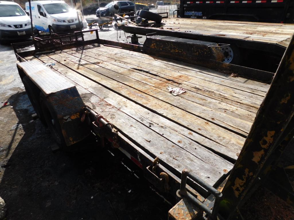 2003 Super Liner 16' x 7' Flatbed Trailer, Ramps, Dual Axle, Break Away System, VIN