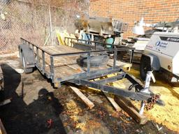 2006 Shur TL 14' x 7' Flatbed Trailer, Dual Axle, VIN 1M9AL14256N161045
