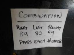 Rolling Combination Safe w/Combination