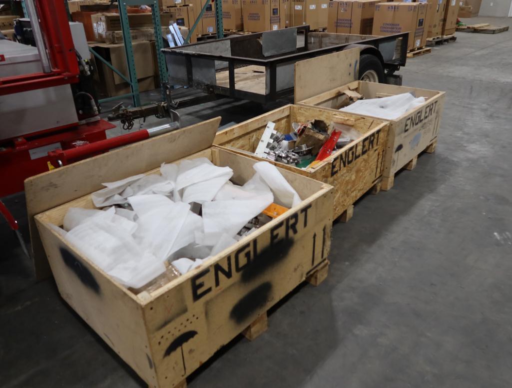 Englert FR MPL Metal Man Portable Multi Panel Roll Forming Roof Panel Machine, S/N 052203, 12' Box,