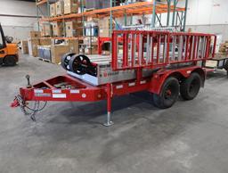 Englert FR MPL Metal Man Portable Multi Panel Roll Forming Roof Panel Machine, S/N 052203, 12' Box,