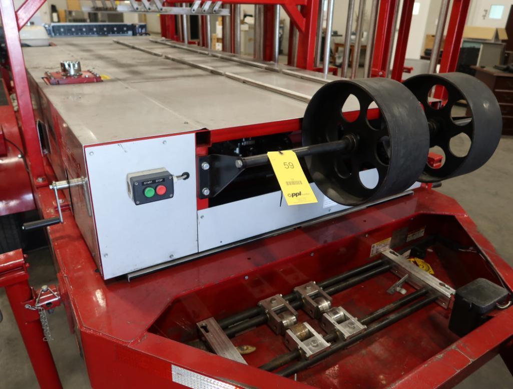 Englert FR MPL Metal Man Portable Multi Panel Roll Forming Roof Panel Machine, S/N 052203, 12' Box,