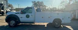 2012 Ford F450 Service Truck w/Liftgate, Ingersoll Rand Air Compressor and Fuel Tank, Drive: 4x2,