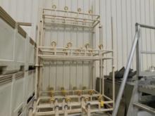 LOT: (5) Rack & Maintenance Stackable Large Barrel Roller Racks (LOCATED IN WINERY)