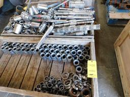 LOT: (5) Pallets of Mule Shoes, Carbide Sleeves, Float Valves, Assorted Mud Parts