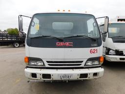 2005 GMC W-5500 Sweeper Truck, VIN J8DE5B16257901874, Automatic Transmission, Isuzu 4HKITC Turbo