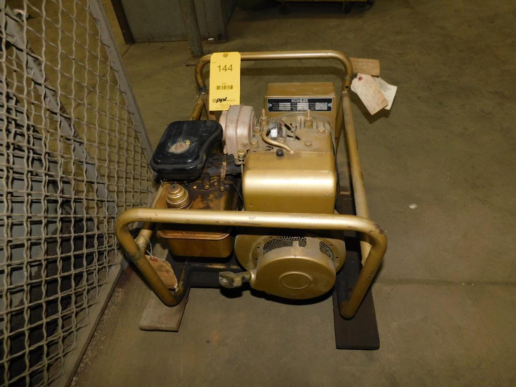 LOT: (1) Kohler 225 Generator, Model 2250, 2.25 KVA (CORD REEL DOESN'T PULL), (1) Surge Portable