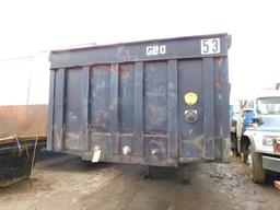 35' Scrap Gondola Trailer #G20 (NO TITLE) (LOCATED AT: 1255 Gifford Rd., Elgin, IL 60120)