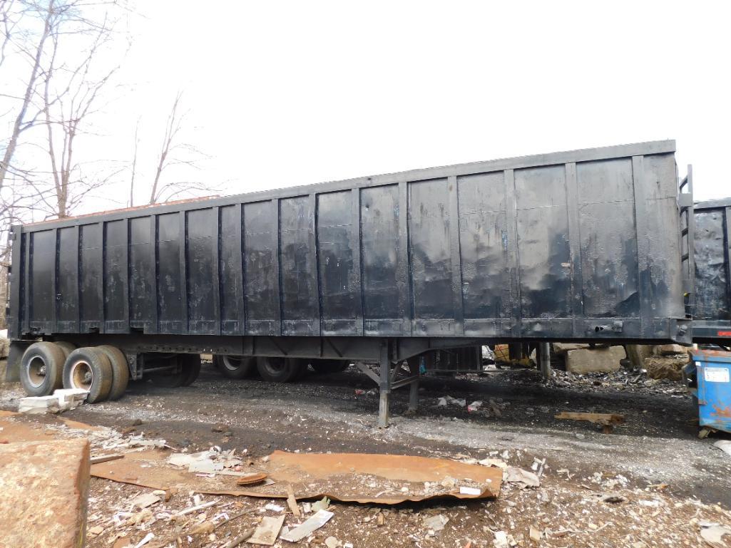 30' Scrap Gondola Trailer (NO TITLE) (LOCATED AT: 1255 Gifford Rd., Elgin, IL 60120)
