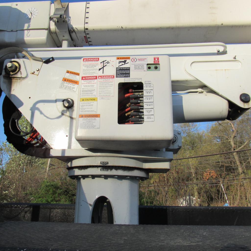 2020 Terex TC-55, 55' Rear Mounted 2-Man Bucket Aerial Boom, S/N 2200169688, Front & Rear A-Frame