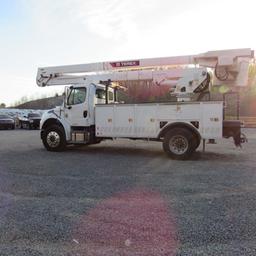 2020 Terex TC-55, 55' Rear Mounted 2-Man Bucket Aerial Boom, S/N 2200169688, Front & Rear A-Frame