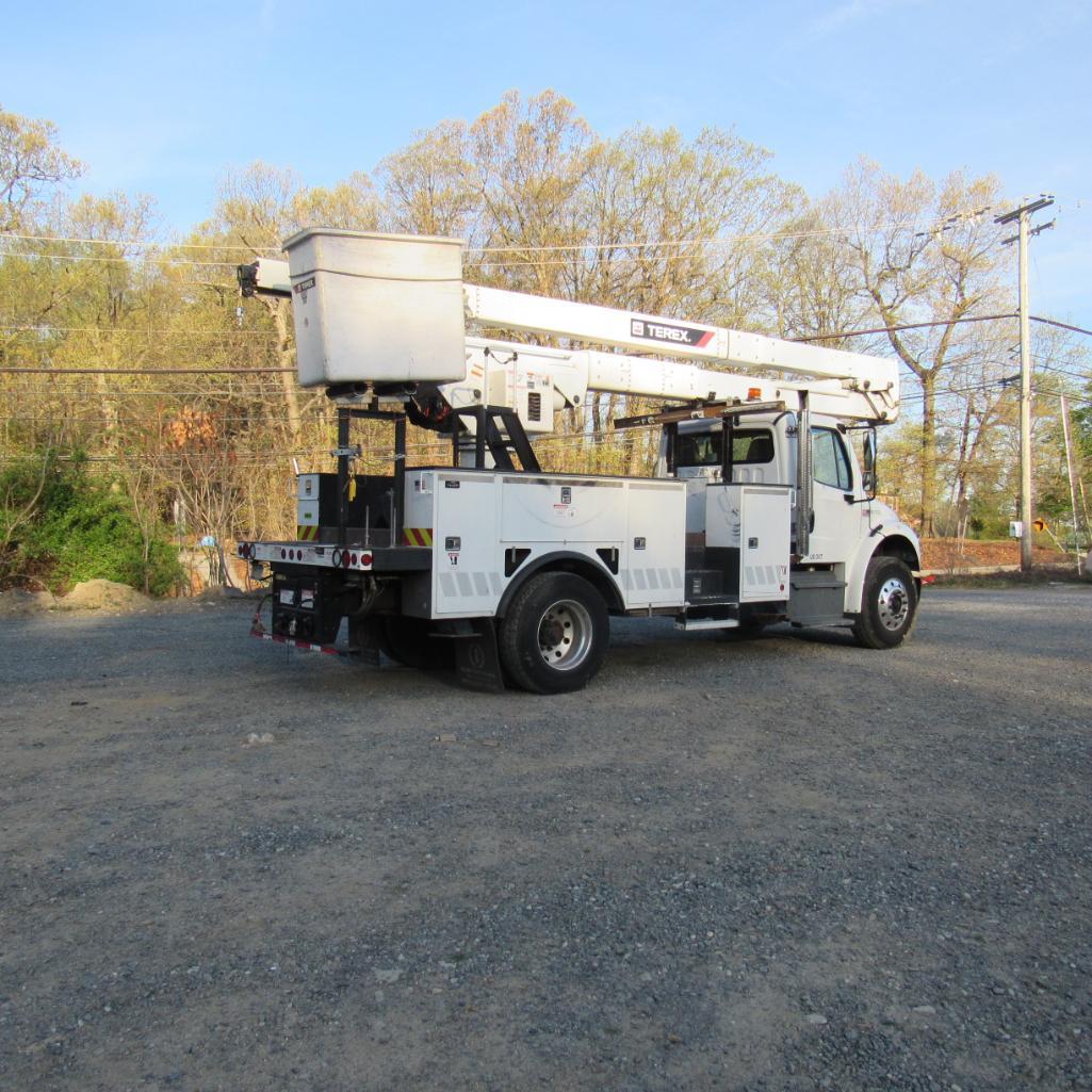 2020 Terex TC-55, 55' Rear Mounted 2-Man Bucket Aerial Boom, S/N 2200169688, Front & Rear A-Frame