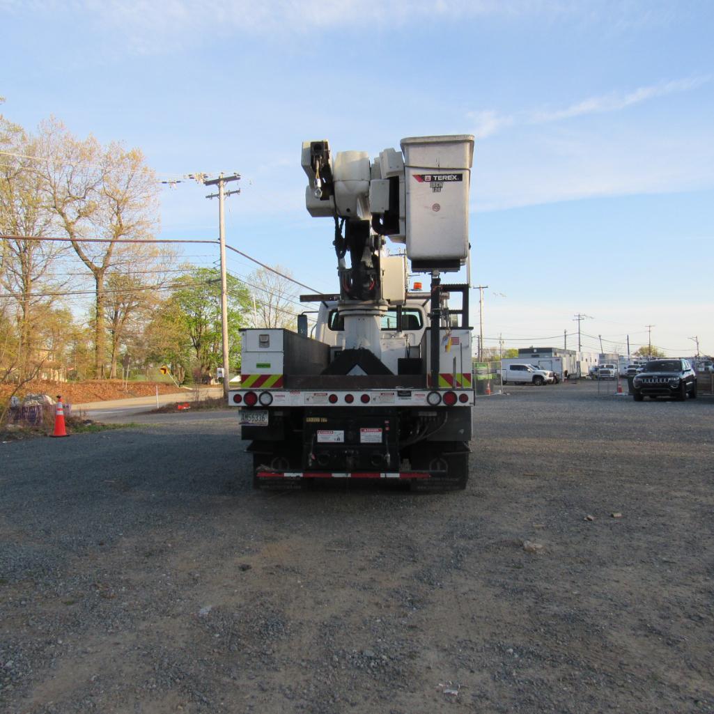 2020 Terex TC-55, 55' Rear Mounted 2-Man Bucket Aerial Boom, S/N 2200169688, Front & Rear A-Frame