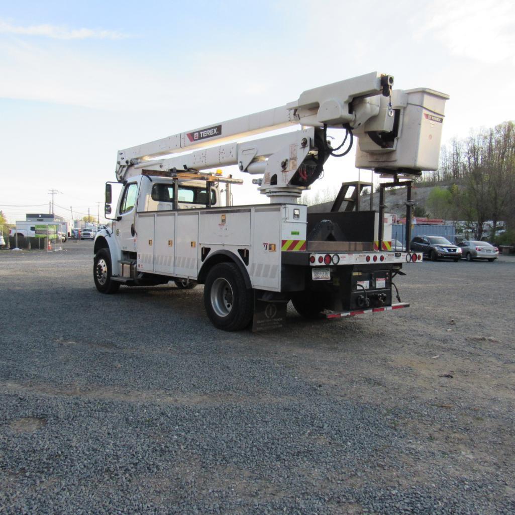 2020 Terex TC-55, 55' Rear Mounted 2-Man Bucket Aerial Boom, S/N 2200169688, Front & Rear A-Frame