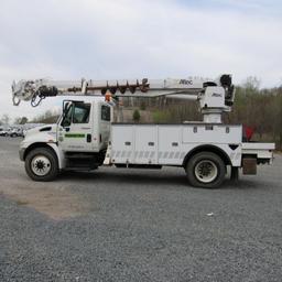 Altec DM47TR Rear Mounted Digger Derrick, S/N 0910DV4752, 12,000 Lb. Winch, 18" Auger (2010),