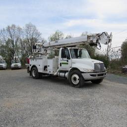 Altec DM47TR Rear Mounted Digger Derrick, S/N 0910DV4752, 12,000 Lb. Winch, 18" Auger (2010),