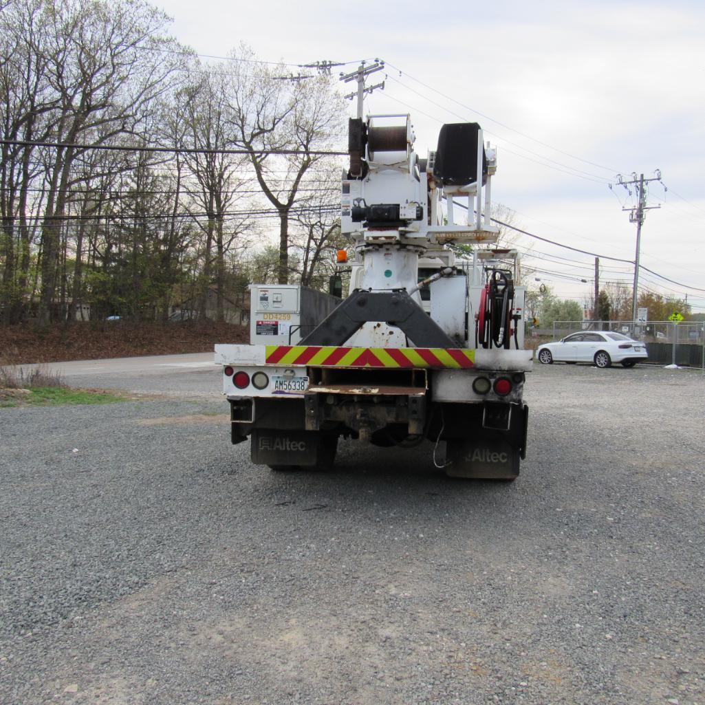 Altec DM47TR Rear Mounted Digger Derrick, S/N 0910DV4752, 12,000 Lb. Winch, 18" Auger (2010),