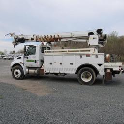 Altec DM47BTR Rear Mounted Digger Derrick, S/N 1013EB0917, 15,000 Lb. Winch, 18" Auger (2010),