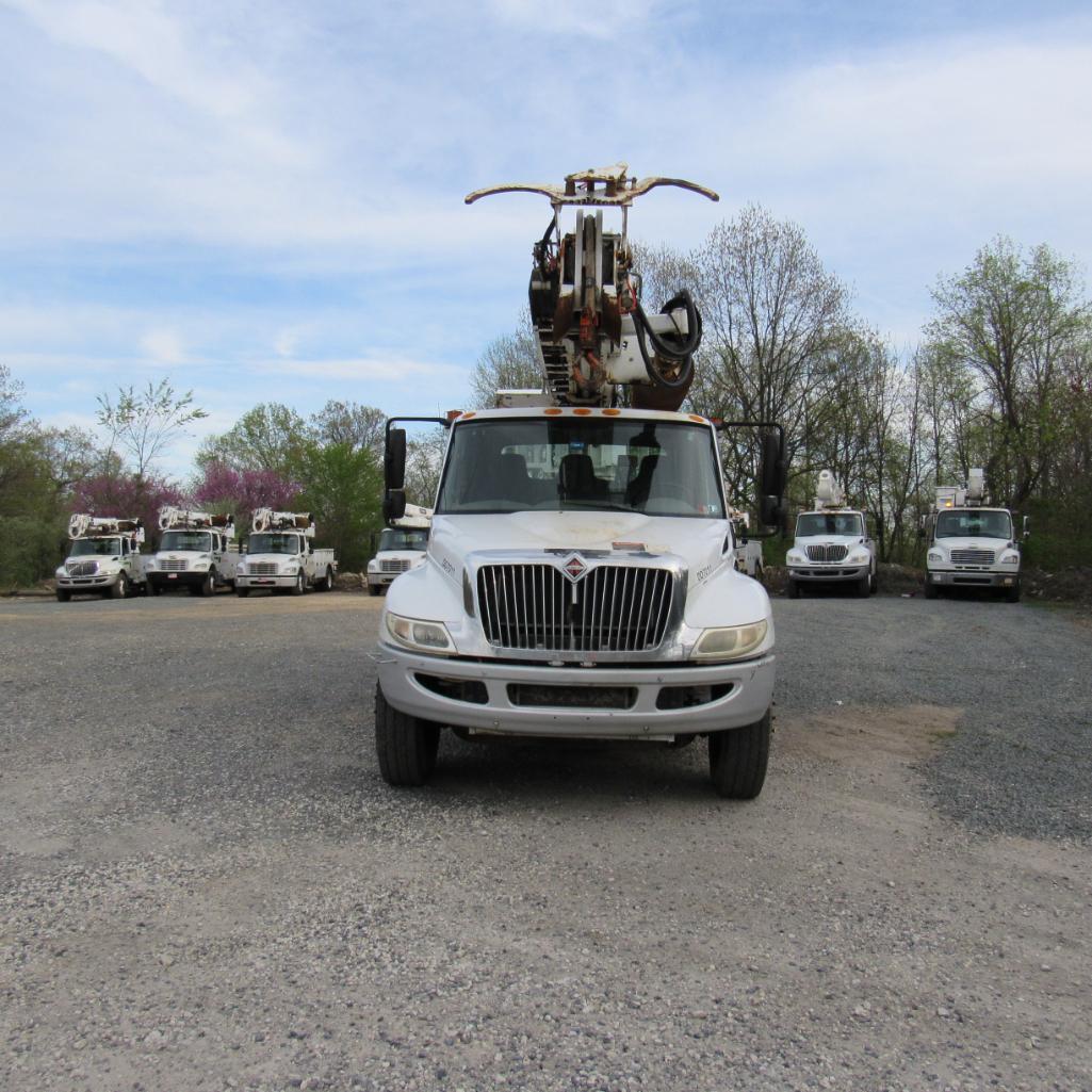 Altec DM47BTR Rear Mounted Digger Derrick, S/N 1013EB0917, 15,000 Lb. Winch, 18" Auger (2010),