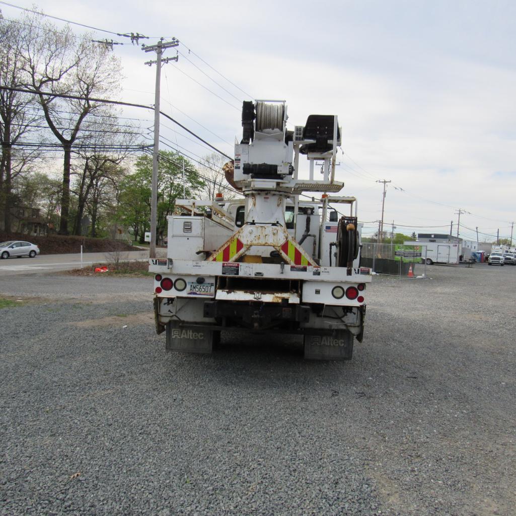 Altec DM47BTR Rear Mounted Digger Derrick, S/N 1013EB0917, 15,000 Lb. Winch, 18" Auger (2010),