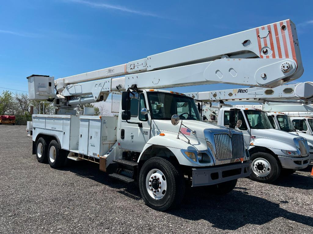 Altec A77-T 1-Man Bucket Aerial Boom, S/N: 1104CT0721, 800 Lb. Capacity, 76.5' Reach, Mounted on