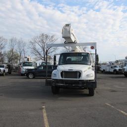 Altec AA755, 55' Rear Mounted 2-Man Bucket Aerial Boom, S/N 0413BZ7249, Front & Rear A-Frame