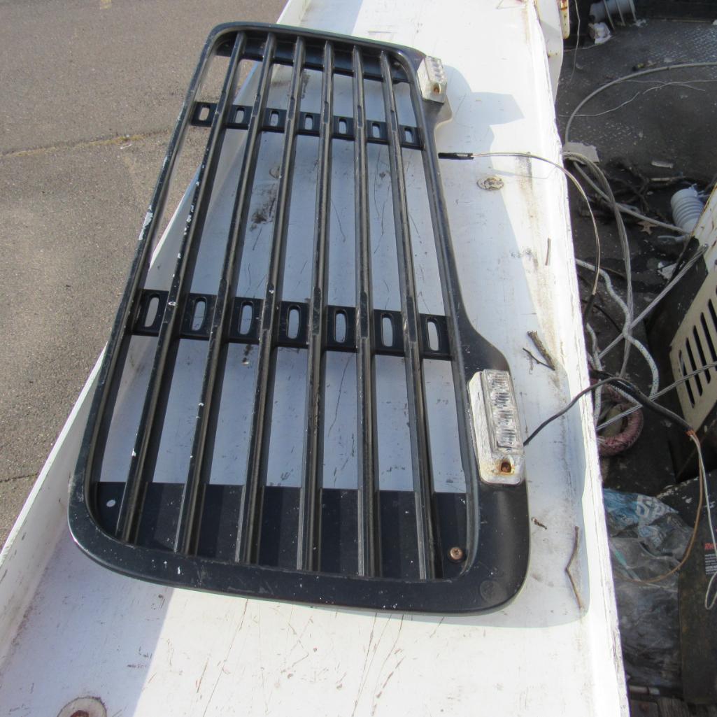 Altec AA755, 55' Rear Mounted 2-Man Bucket Aerial Boom, S/N 0413BZ7249, Front & Rear A-Frame