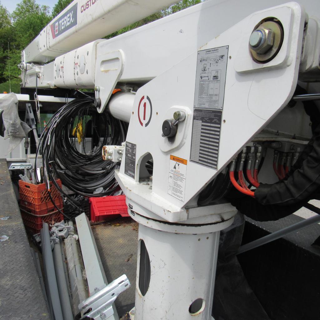 2019 Terex TC55, 55' Rear Mounted 2-Man Bucket Aerial Boom, S/N 2191269680, Front & Rear A-Frame