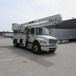 2019 Terex TC55, 55' Rear Mounted 2-Man Bucket Aerial Boom, S/N 2191269680, Front & Rear A-Frame