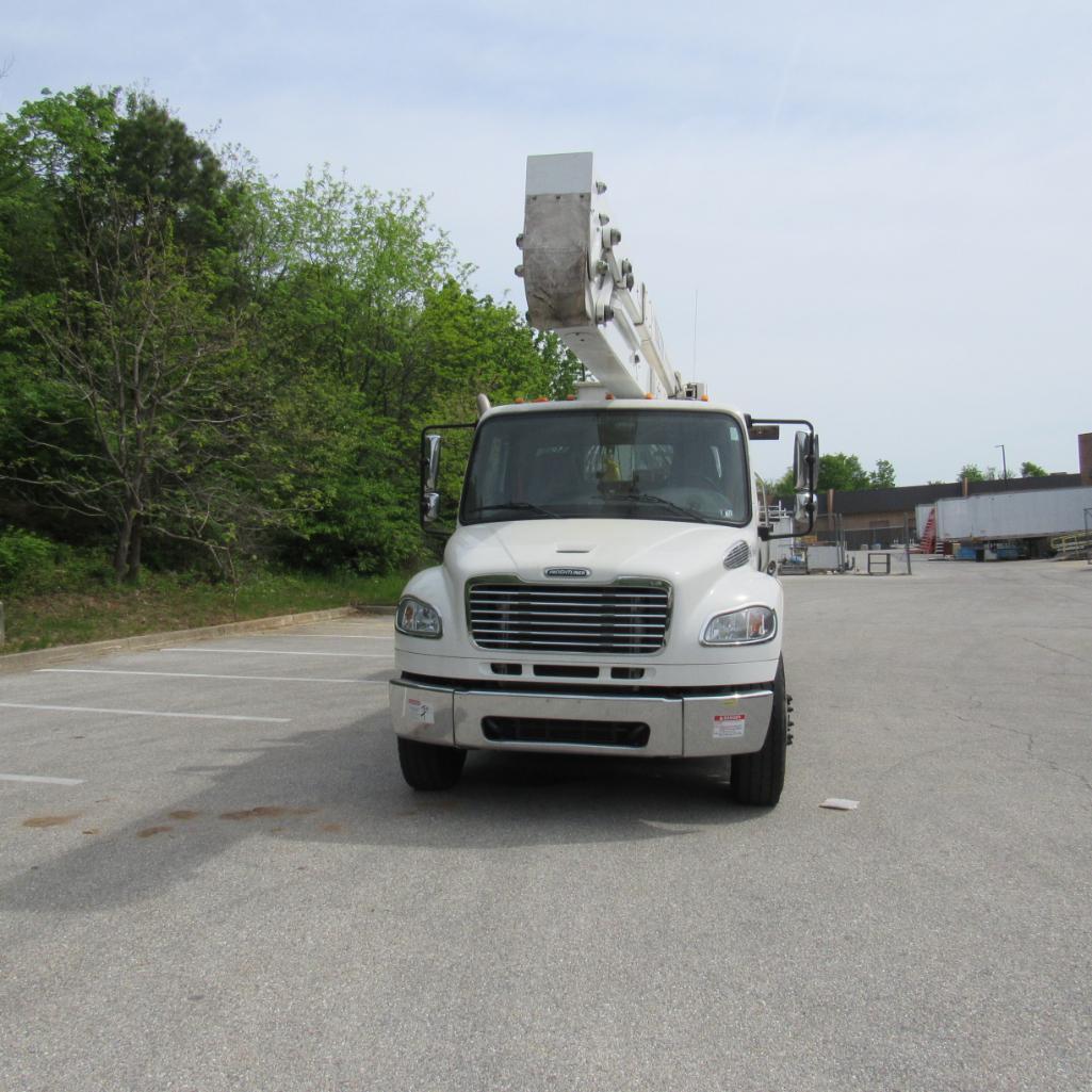 2019 Terex TC55, 55' Rear Mounted 2-Man Bucket Aerial Boom, S/N 2191269680, Front & Rear A-Frame