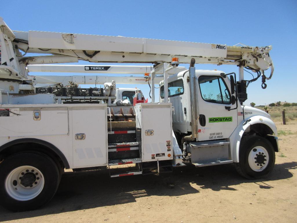 Altec Model DM47BTR Digger Derrick with Auger Attachment, S/N 0514FB1218 (2015) Mounted on