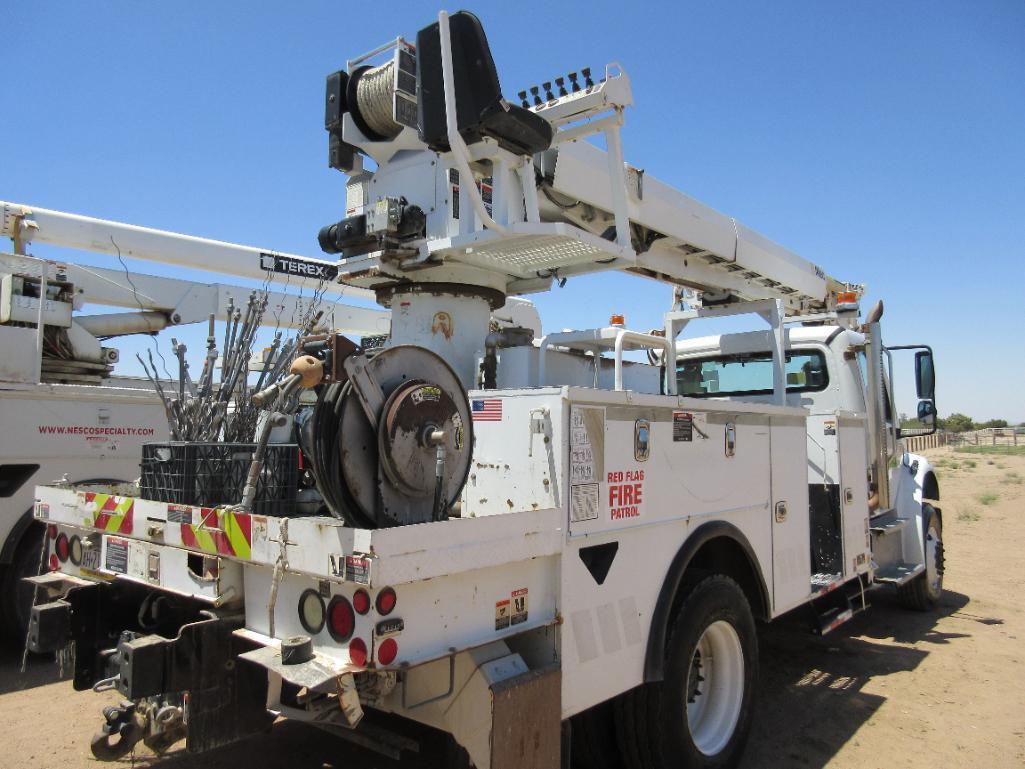 Altec Model DM47BTR Digger Derrick with Auger Attachment, S/N 0514FB1218 (2015) Mounted on