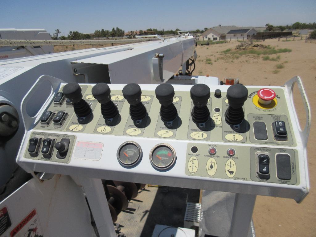 Altec Model DM47BTR Digger Derrick with Auger Attachment, S/N 0514FB1218 (2015) Mounted on