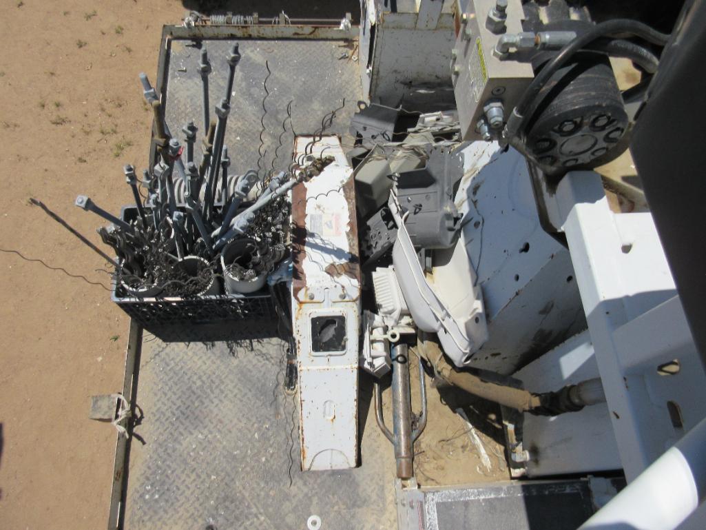 Altec Model DM47BTR Digger Derrick with Auger Attachment, S/N 0514FB1218 (2015) Mounted on