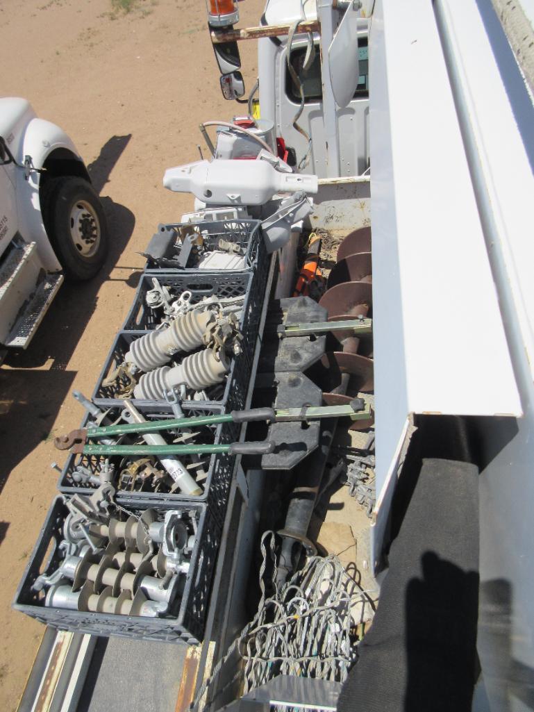 Altec Model DM47BTR Digger Derrick with Auger Attachment, S/N 0514FB1218 (2015) Mounted on