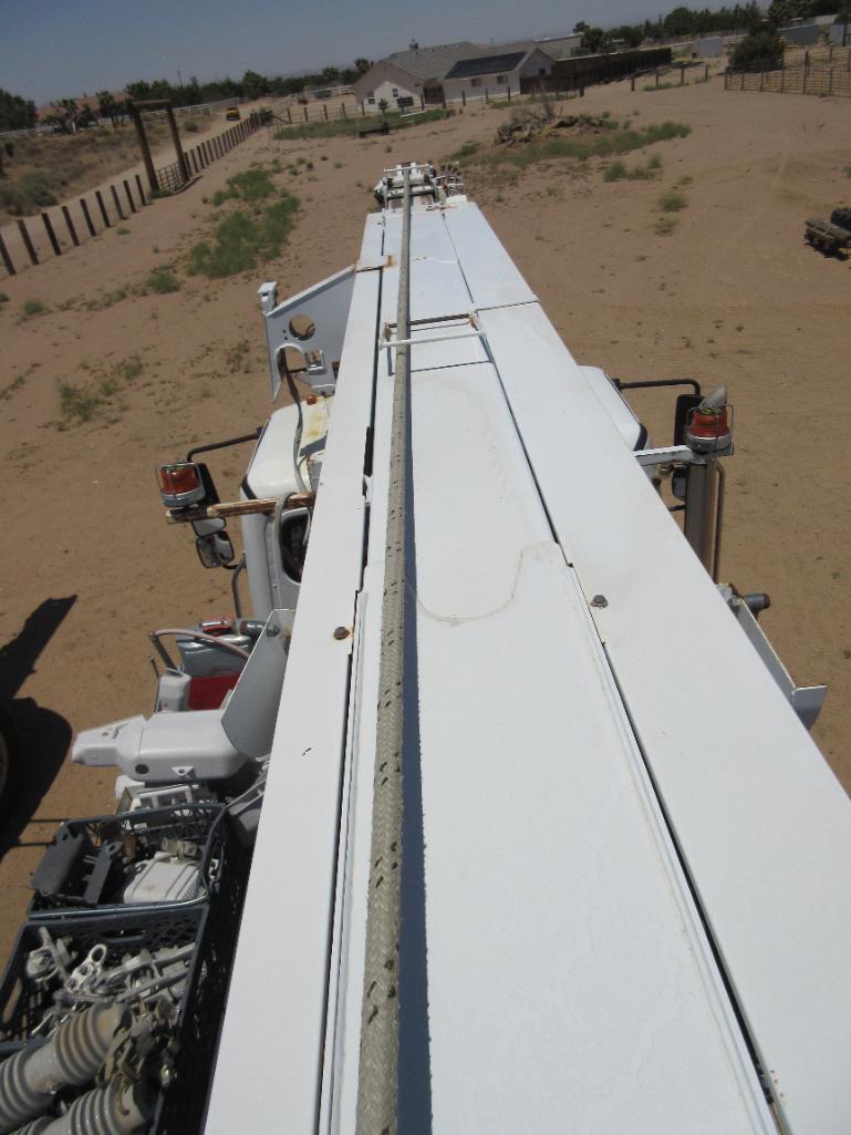 Altec Model DM47BTR Digger Derrick with Auger Attachment, S/N 0514FB1218 (2015) Mounted on