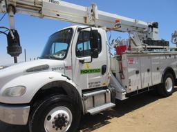 Altec Model DM47BTR Digger Derrick with Auger Attachment, S/N 0514FB1218 (2015) Mounted on