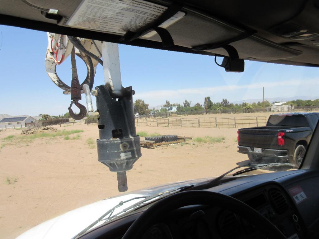Altec Model DM47BTR Digger Derrick with Auger Attachment, S/N 0514FB1218 (2015) Mounted on