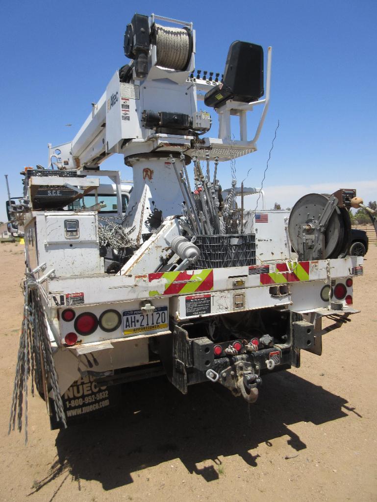 Altec Model DM47BTR Digger Derrick with Auger Attachment, S/N 0514FB1218 (2015) Mounted on