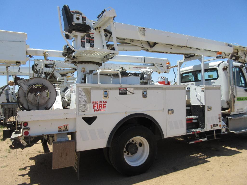 Altec Model DM47BTR Digger Derrick with Auger Attachment, S/N 0514FB1218 (2015) Mounted on