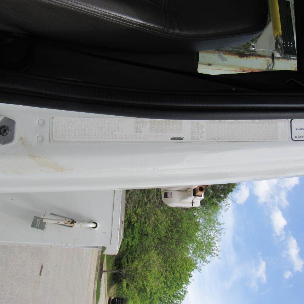 Altec 55' Rear Mounted 2-Man Bucket Aerial Boom, Front & Rear A-Frame Outriggers, Mounted on