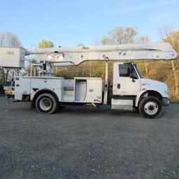 Altec AAFFP, 55' Rear Mounted Bucket 2-Man Aerial Boom, S/N 9736480655, Front & Rear A-Frame