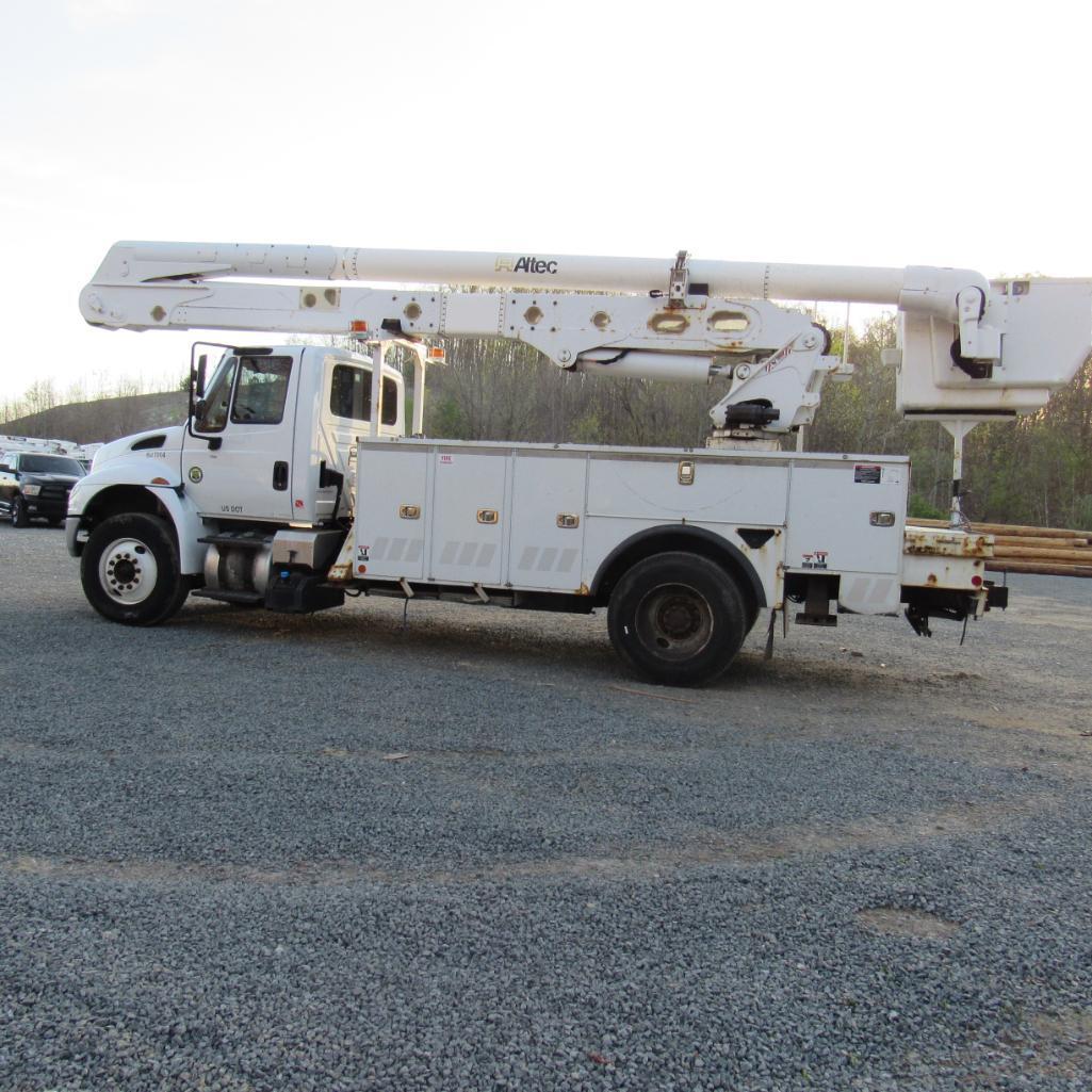 Altec AAFFP, 55' Rear Mounted Bucket 2-Man Aerial Boom, S/N 9736480655, Front & Rear A-Frame