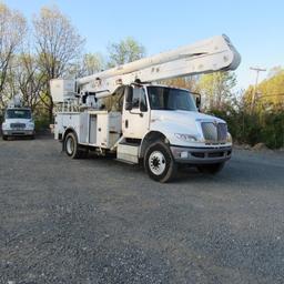 Altec AAFFP, 55' Rear Mounted Bucket 2-Man Aerial Boom, S/N 9736480655, Front & Rear A-Frame